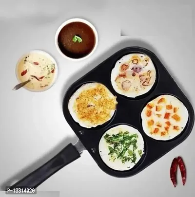 Grill MiniUttapam/DosaTawa/Idli maker/Idli stand Multi-Snack Maker 4in1 Fry Pan 19 cm