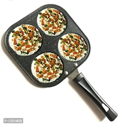 Hemartone Mini Uthappam Dosatawa Idli Maker Idli Stand Multi Snack Maker 4In1 Fry Pan 19 Cm