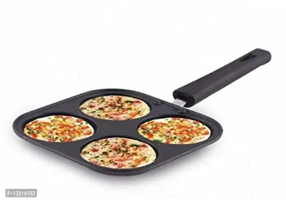 ZODEX magik Grill MiniUttapam/DosaTawa/Idli maker/Idli stand Multi-Snack Maker 4in1 Fry Pan-thumb0