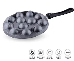 ZODEX  12Cavities Non Stick Appam Patra with Lid-thumb2