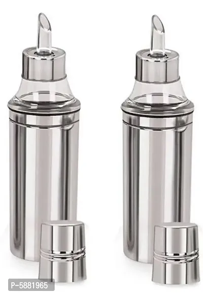 BIGWIN STEEL 1000 ml Cooking Oil Dispenser Set  (Pack of 2)-thumb0