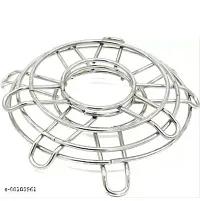 ZODEX  Stainless Steel Dinning Table Steel Stand/Wire Ring Stand/Trivet Round Ring/Hot Pot Ring Trivet/Hot Pot Stand/Cookware Tool Thick Trivet/Table Ring/MIRROR FINISH Trivet (2 pc set)-thumb1