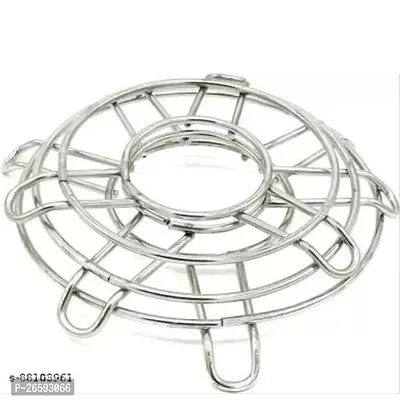 ZODEX Stainless Steel Dinning Table Steel Stand/Wire Ring Stand/Trivet Round Ring/Hot Pot Ring Trivet/Hot Pot Stand/Cookware Tool Thick Trivet/Table Ring/MIRROR FINISH Trivet(6 pc set )-thumb4