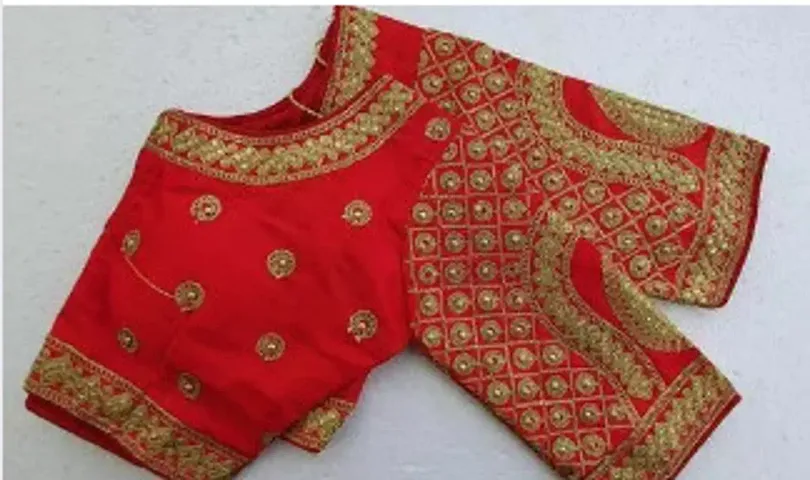 Classic Banglori Silk Embroidered Blouses for Women