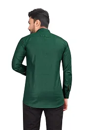 Aristada Men's Cotton Blend Classic Collar Fullsleeve Regular Fit Casual Solid Shirt (S-1001)-thumb4