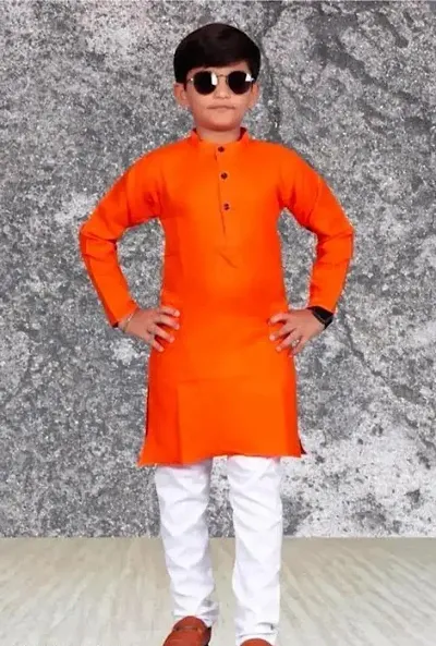 Elegant Blend Festive And Party Kurta And Pyjama Set For Boys