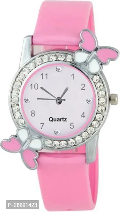 Stylish White Rubber Analog Watches For Women-thumb0
