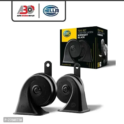 CPA Hella Midnight Black Twin Horn Set 12v, 410/490Hz