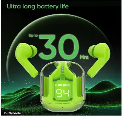 Buy Ultra Pods Pro Wireless Tws Earbuds Charging T12 Max Bluetooth Transparent Design 30hrs Playtime Fast Charging Bluetooth 5.3 Enc Hd Bass Drivers Sweat proof transparent Rf green Online In India At...