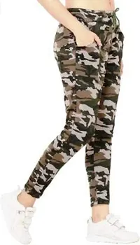 Women's Slim Fit Synthetic Jeggings (Jeggings Army Print_Multicolor_30)-thumb2