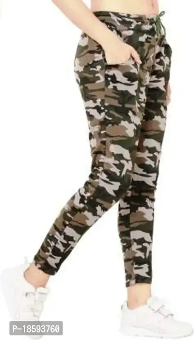 Women's Slim Fit Synthetic Jeggings (Jeggings Army Print_Multicolor_30)-thumb3