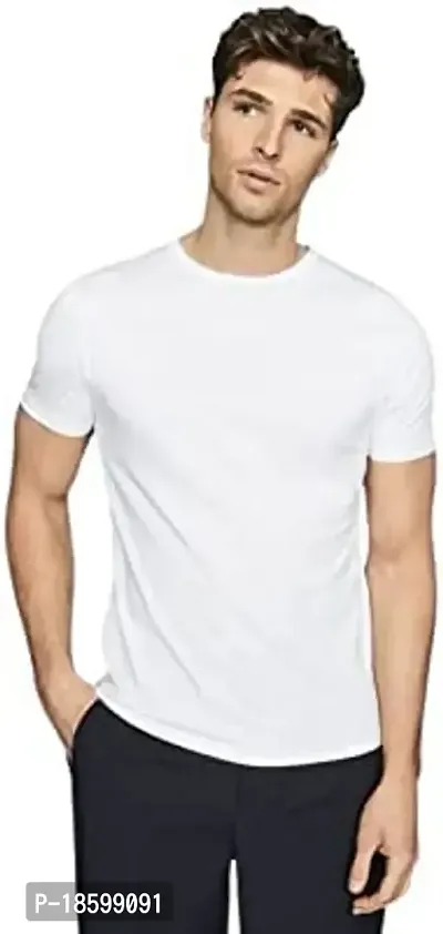bhoiya,Boys  garl,s Regular Fit T-Shirt 05 (15-16 Years) White