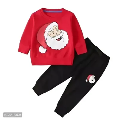 Fabulous Red Cotton Blend Winter Wear Set For Boys-thumb0
