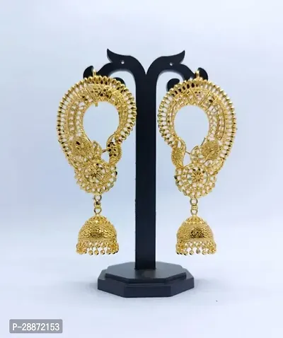 New design gold plated forming earring for women and girls PAIR OF 1-thumb0