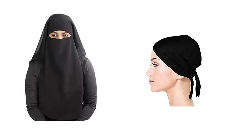Stylish Cotton Blend Hijab Scarf For Women