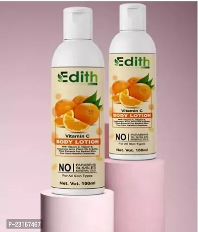 Edith Vitamin C Whitening Cream On Spf50+ Skin Lighten And Brightening Body Lotion Cream Pack Of 2-thumb0