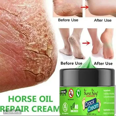 Foot Cream with Vitamin E, Peppermint Argan Oil for cracked heel repair cream (50 g)
