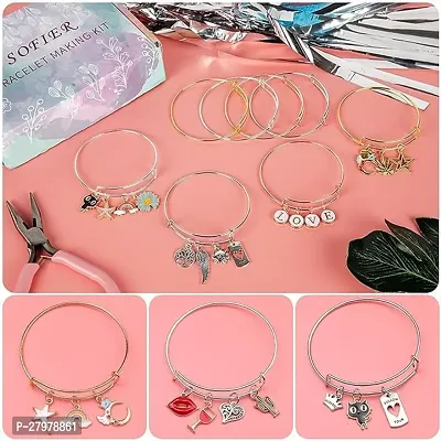 Fashion Trends Jewellery Making kit Material Item Included Lobster Claps, Jump Ring, Eye Pin, Head Pin, Ear Clasps(Silver) 25 Pcs Each-thumb5