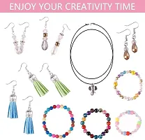 Fashion Trends Jewellery Making kit Material Item Included Lobster Claps, Jump Ring, Eye Pin Golden 25 Pcs Each-thumb1