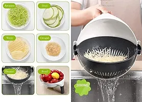 Useful 9 in 1 Vegetable Cutter With Drain-thumb3