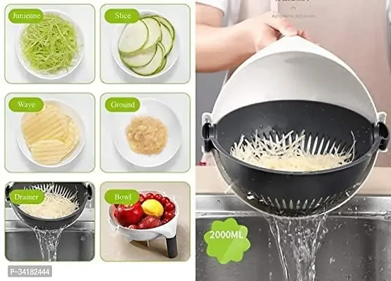 Useful 9 in 1 Vegetable Cutter With Drain-thumb4