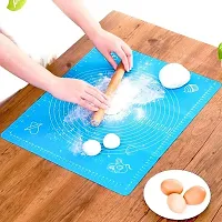 Useful Silicone Baking Mat Stretchable For Kitchen Roti Chapati Cake-thumb1