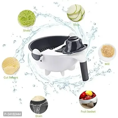 Useful 9 in 1 Vegetable Cutter With Drain-thumb5