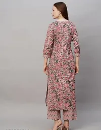 Latest Beautiful Cotton Kurta Bottom Set-thumb1