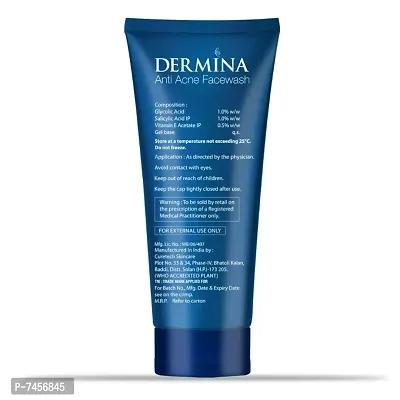 Dermina Face wash For Acne,Blackheads,Darks Spot Reduction &amp; Face eruption 60ml ( pack of - 2 )-thumb4
