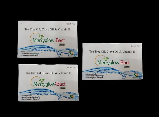 Merryglow Bact soap for refresh skin(75gm)(3pc)