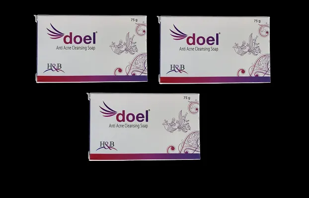Doel anti acne cleansing soap(75g)(3pc)