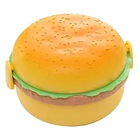 Burger Shape Lunch Box for Kids, School Tiffin Box for Boys  Girls Lunch Box. - 1000 ml Plastic Utility Container  (Multicolor),1PC-thumb1