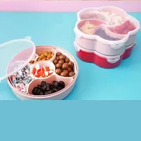 5 compartments Party Food Storage Snack Nuts BoX,1 pc-thumb1