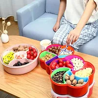 5 compartments Party Food Storage Snack Nuts BoX,1 pc-thumb3