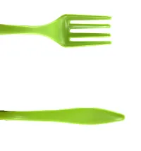 6-Piece Small Plastic Serving Fork Set,pack of 1-thumb1