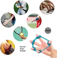 Hand Grip Strengthener, Finger Fitness Elastic Band Resistance Band Suitable for Exercise Training Rubber Ring Pull Ring Hand Grip Extender-thumb4