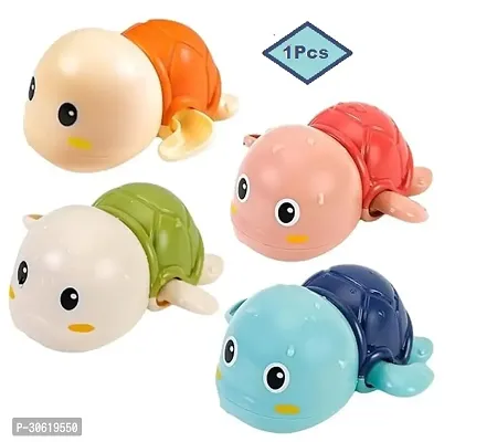 Swimming Turtle Bath Toys for Toddlers Kids Cute Floating Wind Up Water Toys for Babies New Born Baby Bathtub Pool Toys(1Pcs)-Assorted-thumb0