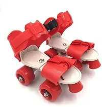 Red Beginner Inline Roller Skating with Adjustable Size and Front Break outdoor Toy skateboard(1Pair)-thumb4