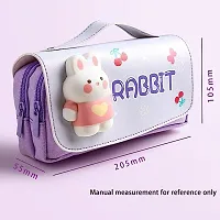 Rabbit Style Pencil Pouch for Kids-thumb1