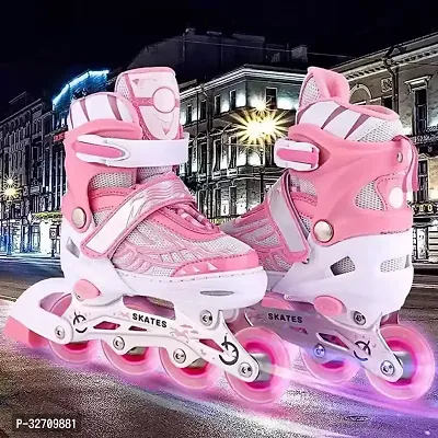 Modern 4 Wheels Adjustable Inline Skating Shoes for Kids-thumb3