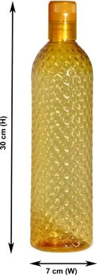 Dimond Design Plastic Fridge,office,Home Water Bottle 1000 ml Bottle (Pack of 6, Yellow, Blue, Pink, Plastic)-thumb4