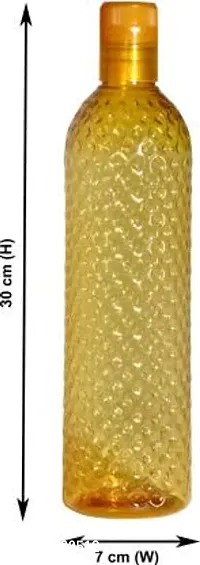 Dimond Design Plastic Fridge,office,Home Water Bottle 1000 ml Bottle (Pack of 6, Yellow, Blue, Pink, Plastic)-thumb5