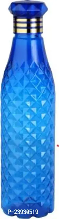 rystal Sky Blue Water Bottle Set of 6 , 1 litre, Plastic Fridge Water Bottle Set, Ideal for Office, Sports, School, Travelling, Gym, Yoga, Checkered Pattern,-thumb5