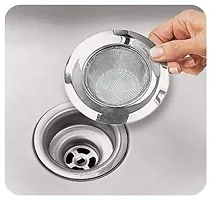 Stainless Steel Sink Strainer Kitchen Drain Basin Basket Filter Stopper Drain/Jali (11cm / Size 3)-thumb1