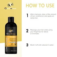 Glowminus Honey With Saffron Extract Conditioner Enriched With Nutritive Botanical Extracts For Damage Repair - 100Ml (100 Ml) Pack Of 02-thumb2