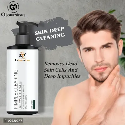 Glowminus Pimple Clearing And Oil Free Skin Face Wash For Men- 100 ml-thumb2