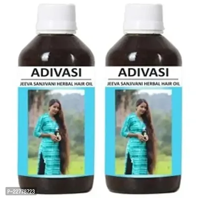 Glowminus Aadivasi Jeeva Sanjivani Oilanic Pure And Naturals Adivasi Jeeva Sanjivani Herbal Hair Oil Strengthening And Volumised Hair (125 Ml) Pack Of 02-thumb0