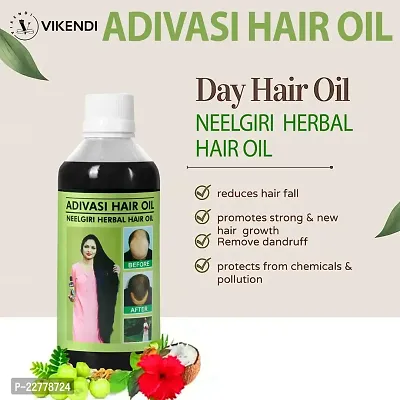 Glowminus Aadivasi Neelgiri Hair Oil For Long/Shiny Andsilky Hair (125 Ml) Pack Of 01-thumb3