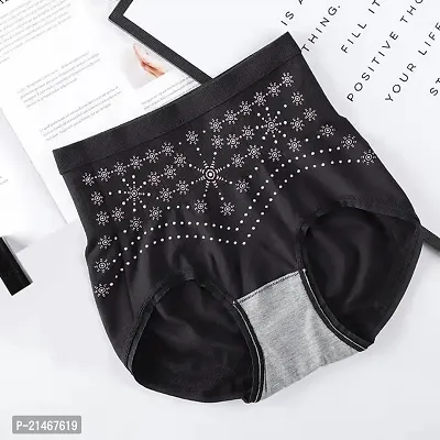 High Quality Woman Seamless High Waist Slimming In Tight Panty Mature Women Sexy Panties(PACK OF 5)-thumb5