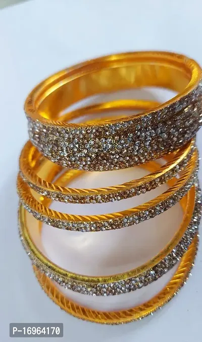 Elegant Multicoloured Brass Bangles For Women